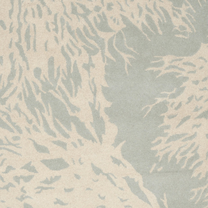 Tapis floral en laine touffeté à la main Wimborne, Rond 5 pi