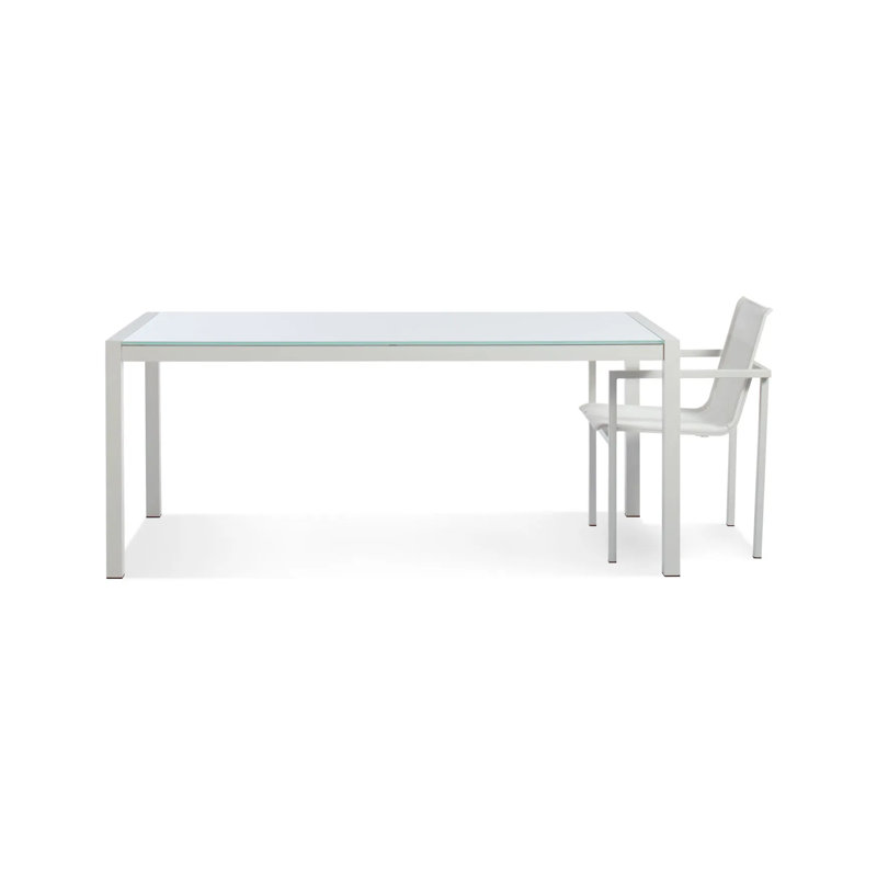 Skiff Outdoor Dining Armchair, White