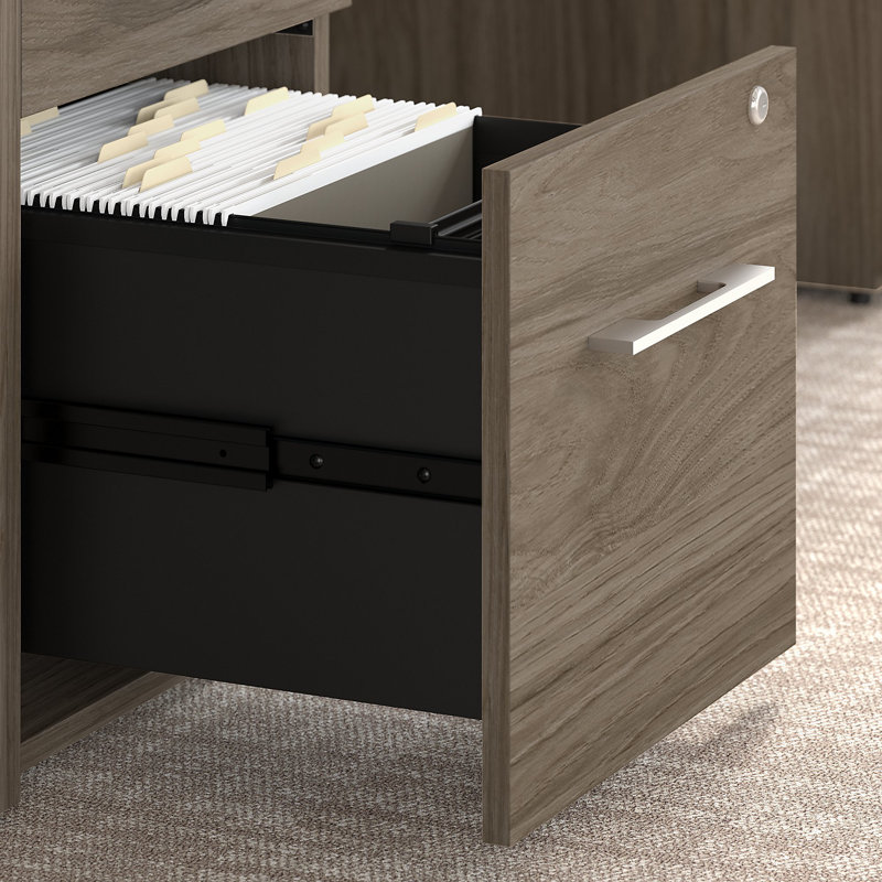 Classeur à 3 tiroirs Office 500, Hickory moderne