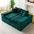 Luxury Green Turtle Velvet Multifunctional Sofa-843493912