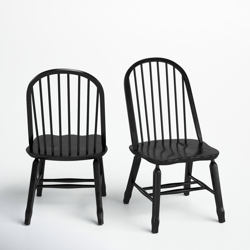 Makira Windsor Chair, Black