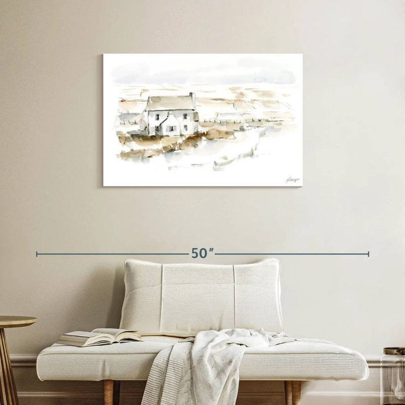 Neutral Farmhouse I, 24" H x 36" W