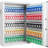 100 Keys Key Cabinet Digital Keypad Wall Safe White