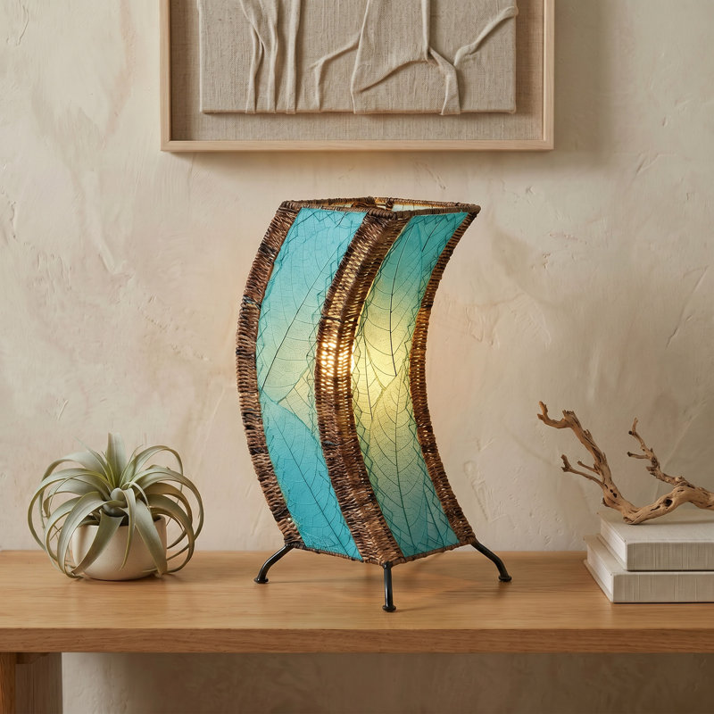 Quintan Metal Novelty Lamp, Blue