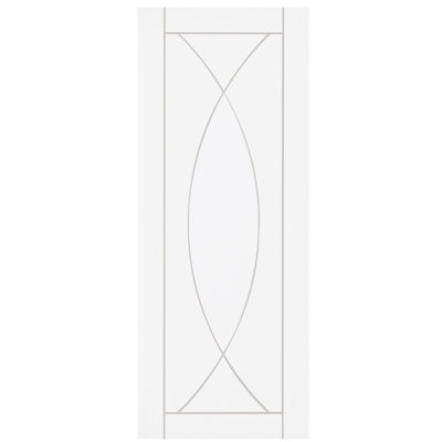 Internal White Primed Pesaro Fire Door
