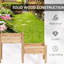 Support de jardin surélevé avec 3 boîtes à fleurs - Lit surélevé en bois pour légumes, herbes, plantes