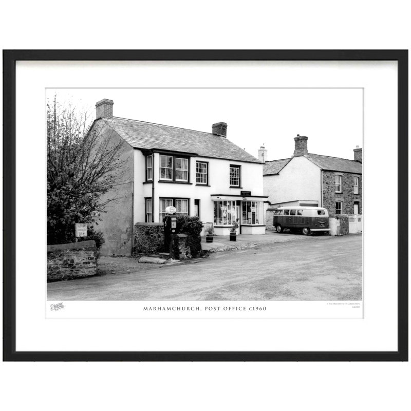 Marhamchurch, Post Office C1960 - Single Picture Frame Print, 60cm H x 80cm W x 2.3cm D