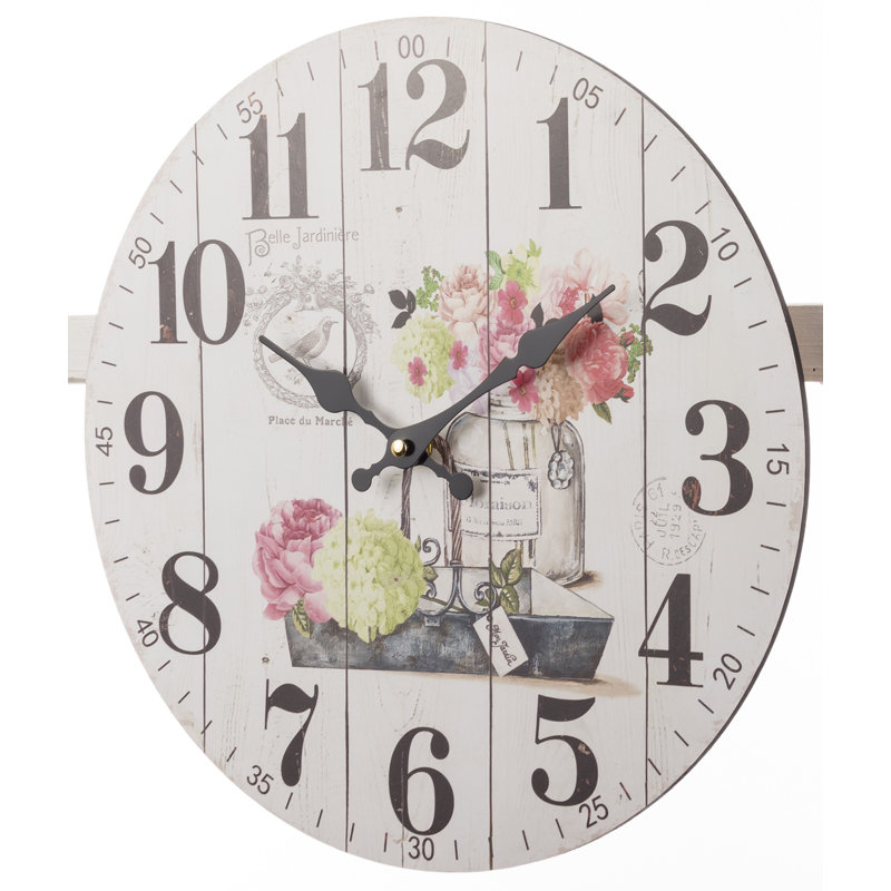 Celestia Wood Wall Clock
