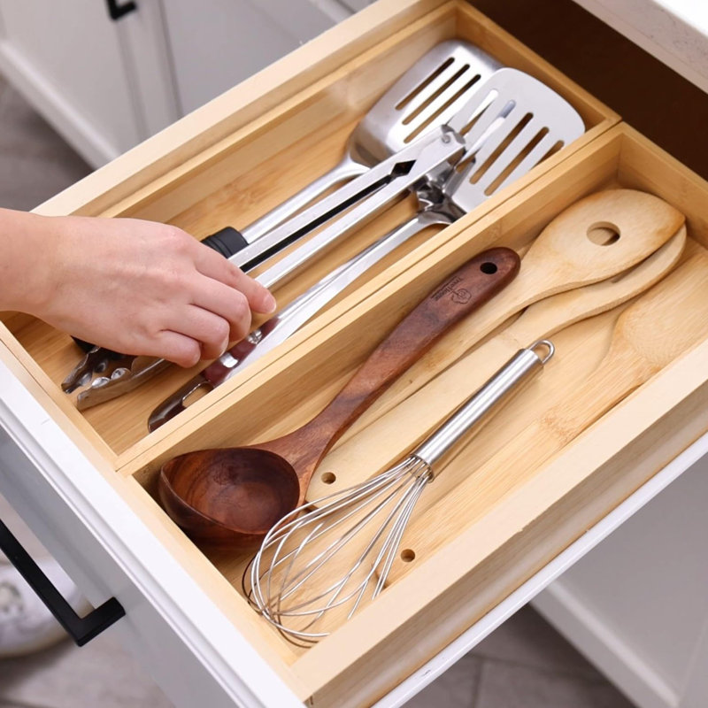 Ensemble de 2 tiroirs de cuisine 15 po x 6 po