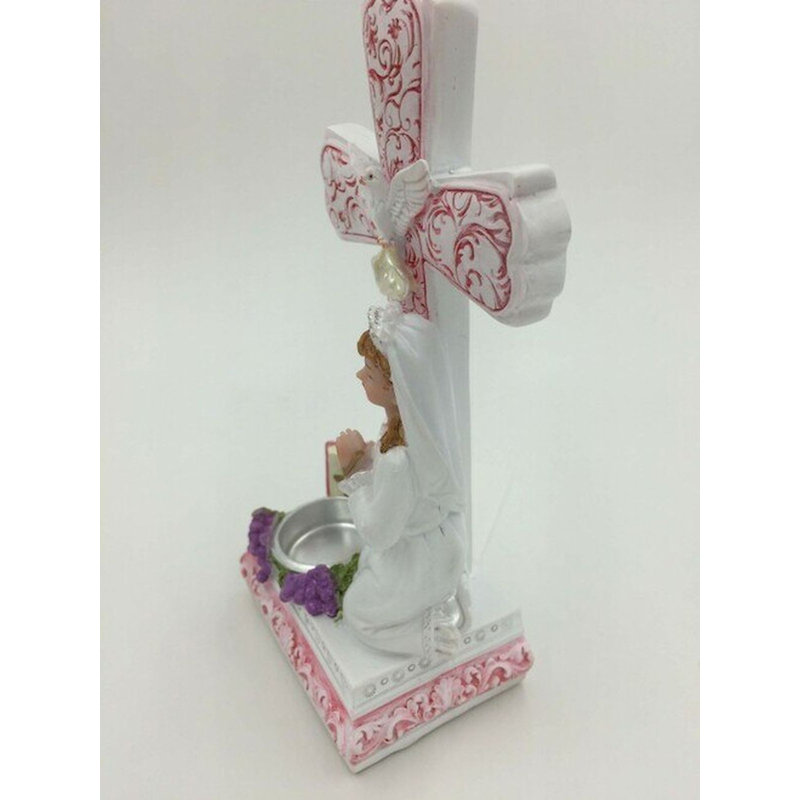 Figurine Hud priant avec croix
