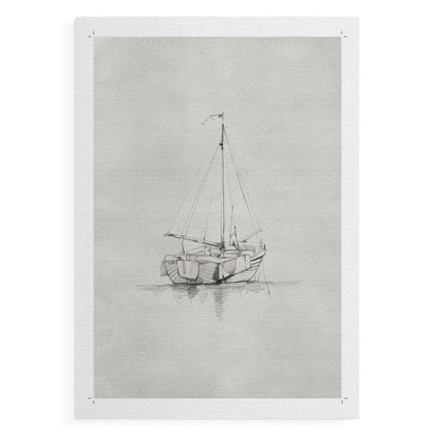 Impression nautique rétro XXXI - reproduction de toile seulement - non encadrée