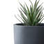 Tali 3 Piece 13.19 in, 11.02 in and 9.06 in L Round Lightweight Concrete and Fiberglass Indoor Outdoor Weather Resistant Planters with Drainage Holes Set-414053667