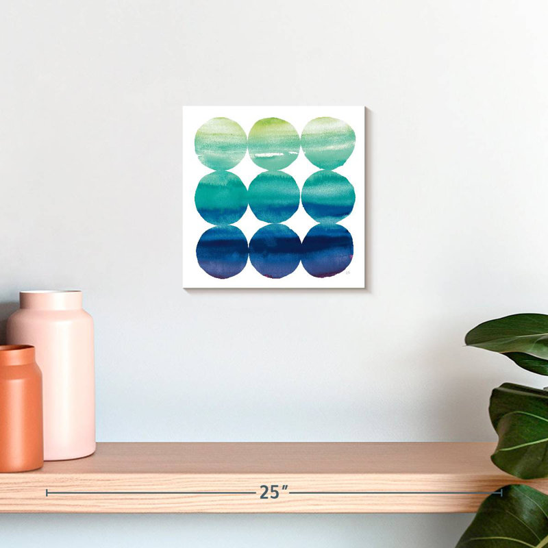 Avery Summer Dots II, 10" H x 10" W
