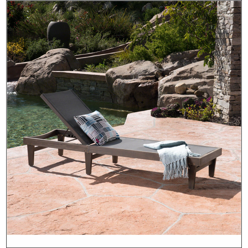 SUMMERLAND CHAISE LOUNGE, Dark Gray