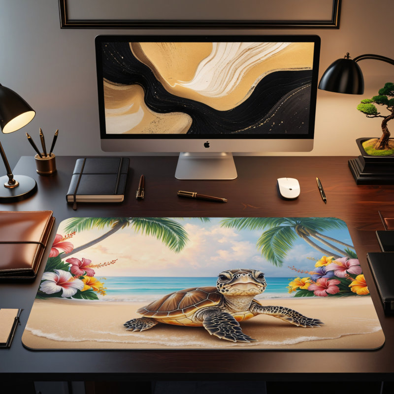 Polyester Desk Pad, 31.5x15.5