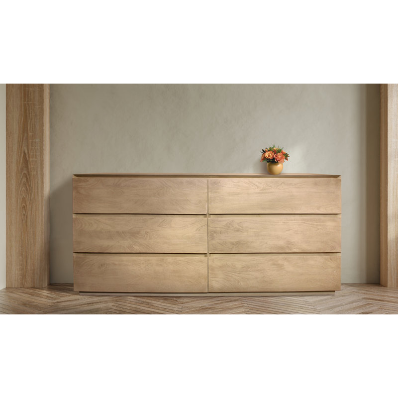 Arloene Solid Wood 72'' W Dresser