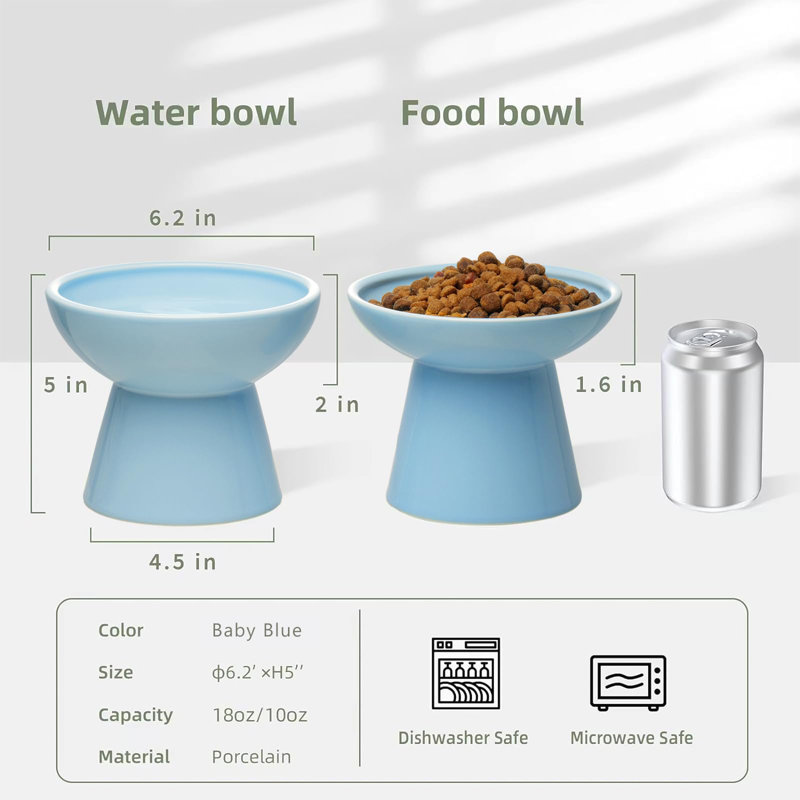 Rurik Elevated Feeder, Blue