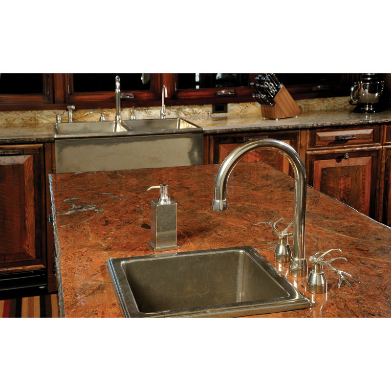 Soap Dispenser, White Bronze Medium