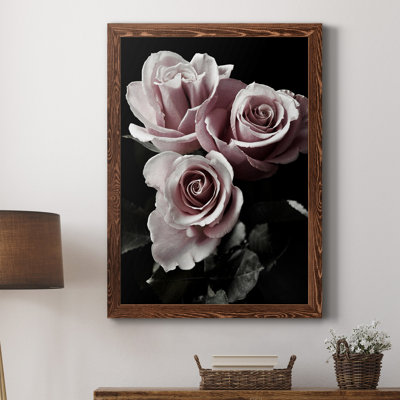 Toile encadrée rose I-Premium - prêt à accrocher