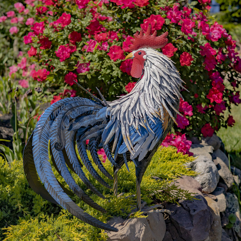 Aurelien Animals Weather Resistant Metal Garden Statue