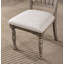 Chaises d'appoint en bois massif de style transitionnel 2 pièces