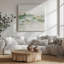 «Pastel Wilderness I», reproduction sur toile tendue-1211680055-1211680009