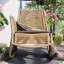 Chaise berçante en métal American Country Art