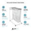 Support de chariot vertical en acier-98610781