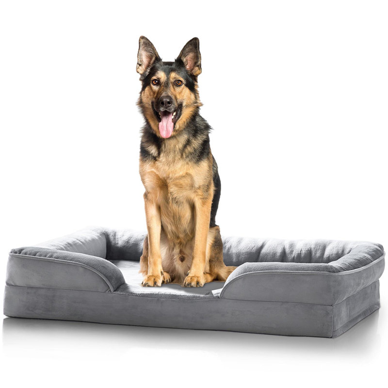 Orthopedic Polyester Pet Bed, 16cm H x 106cm W x  80cm D