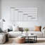 Art mural sur toile botanique blanc Magnolia-1560380582