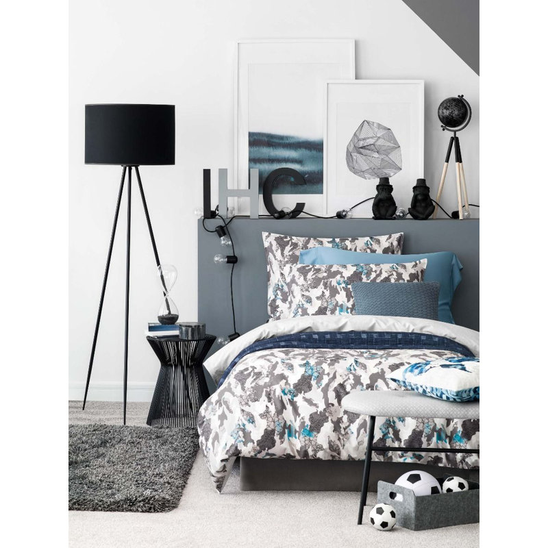 Flint Sateen Duvet Cover, Single Duvet Cover