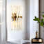 Daine 2-Light 8' W Crystal Gold Glam Wall Sconce