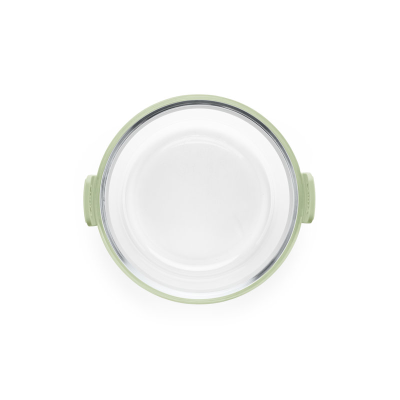 Plat rond en verre Lékué