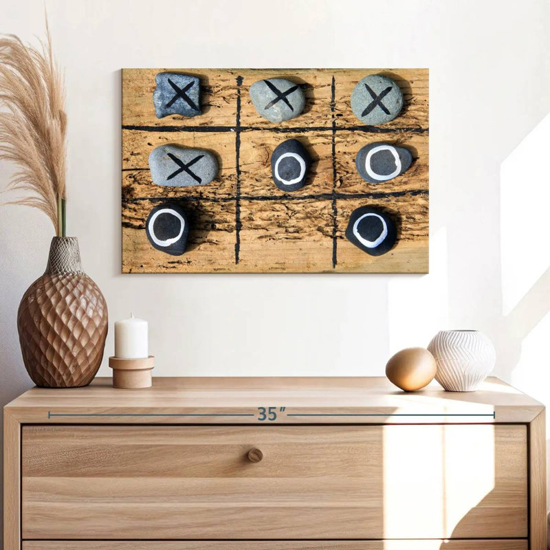 Senne Tic Tac Toe Game, 16" H x 24" W
