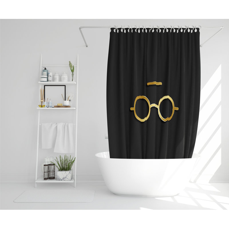 Dimani Polyester Shower Curtain Set