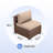 Mecayla 25.2” Patio Chair with 4"D Cushions-660225595