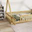 Lit simple en forme de tente, lit avec garde-corps, lattes et porte, naturel-704512328-704512334