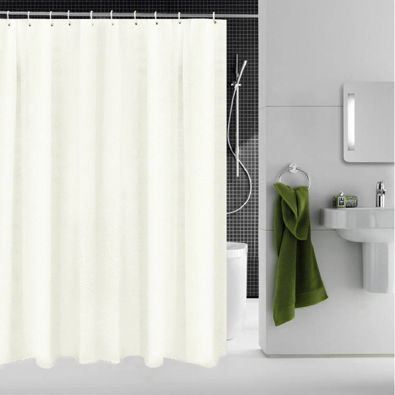 Diamond Shower Curtain 180X180, Cream