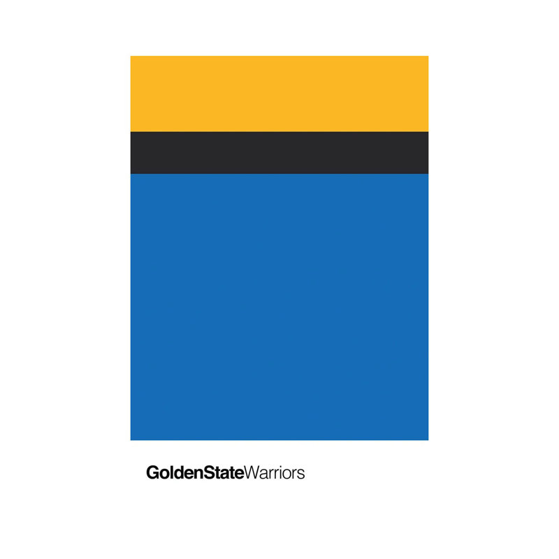 Golden State Warriors Basketball by Avesix - Wrapped Canvas Print, 101.6cm H x 66.04cm W x 1.91cm D