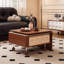 Table basse rétractable en noyer