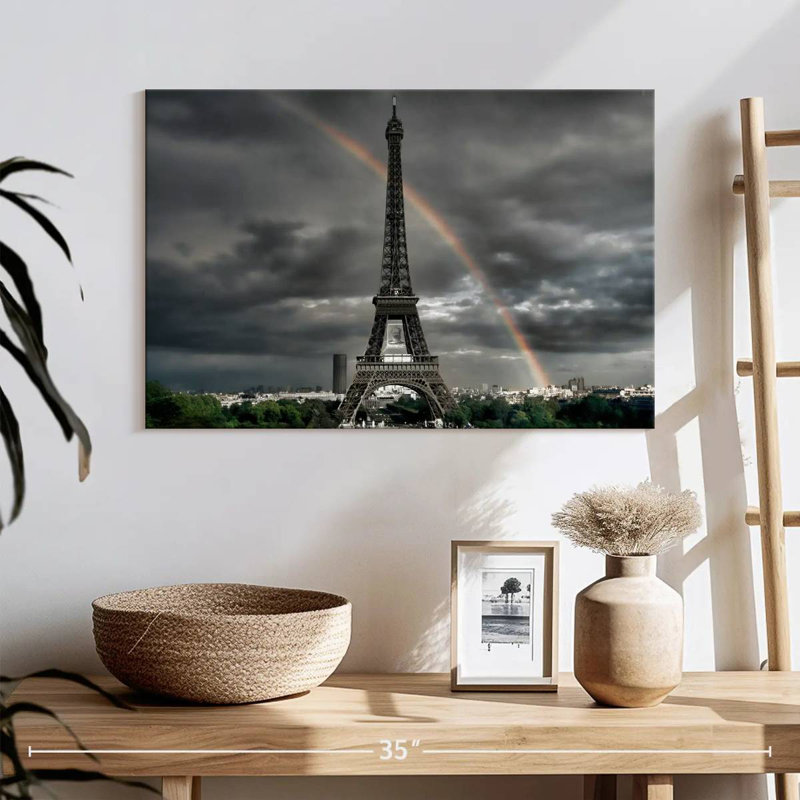 Kavia Rainbow Over Eiffel Tower, 16" H x 24" W