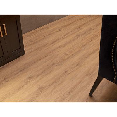 Planche de vinyle de luxe en pierre composite l 8,85 po x L 46 po x 9,5 mm