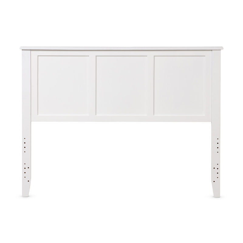 Tête de lit double en bois massif, Blanc