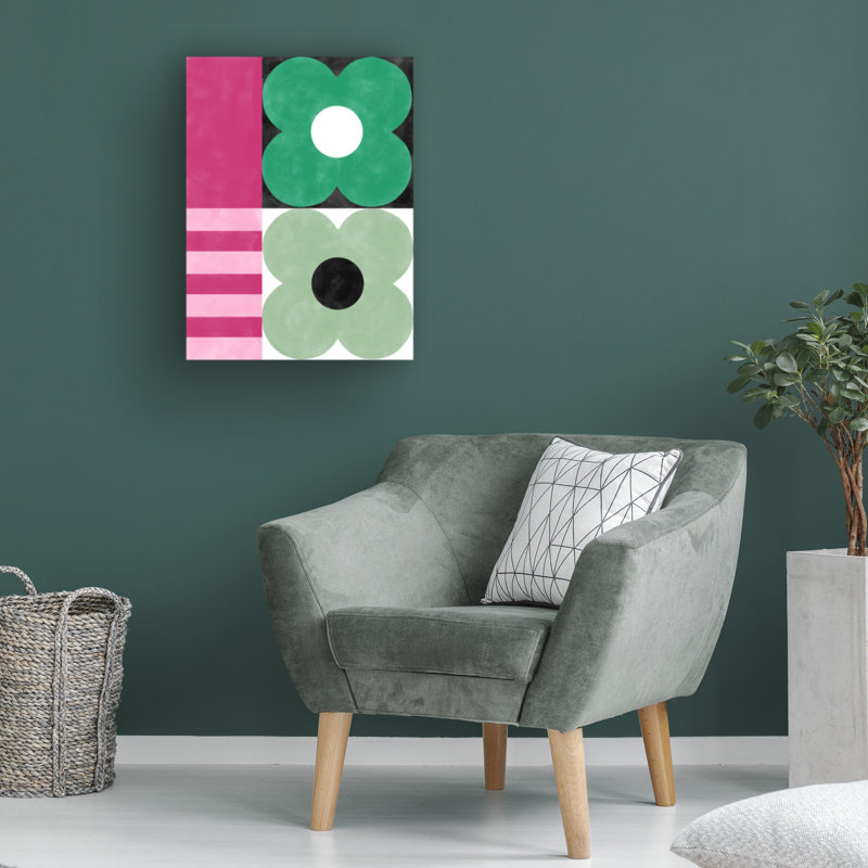 Œuvre d'art sur toile orange Elena Ristova, H 24 po x l 18 po