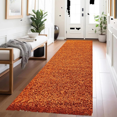 Solid Colour Shag Area Rug