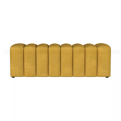 Fabric Upholstered Tufted Accent Bench