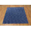 Tapis bleu fait à la main de style Gabbeh 5 x 5