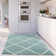 Myshaggy Collection Rugs Diamond Design in Duck Egg Blue