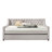 Lianna Fog Fabric Full Daybed & Twin Trundle