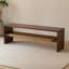 Banc en bois massif noyer foncé-1336808009